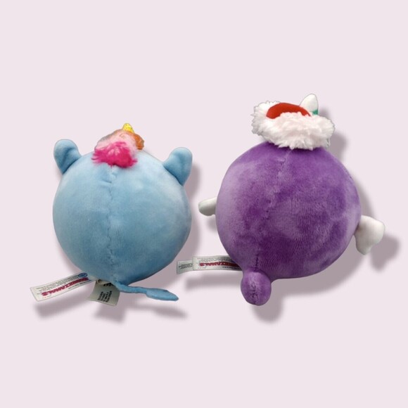 Squeezamals Nellie Narwhal 3.5" Plush Sea Unicorn Holiday Scented Claries + 1 - Picture 2 of 8